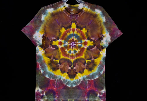 Reg. cotton T shirt Large #2839 Mandala design $80