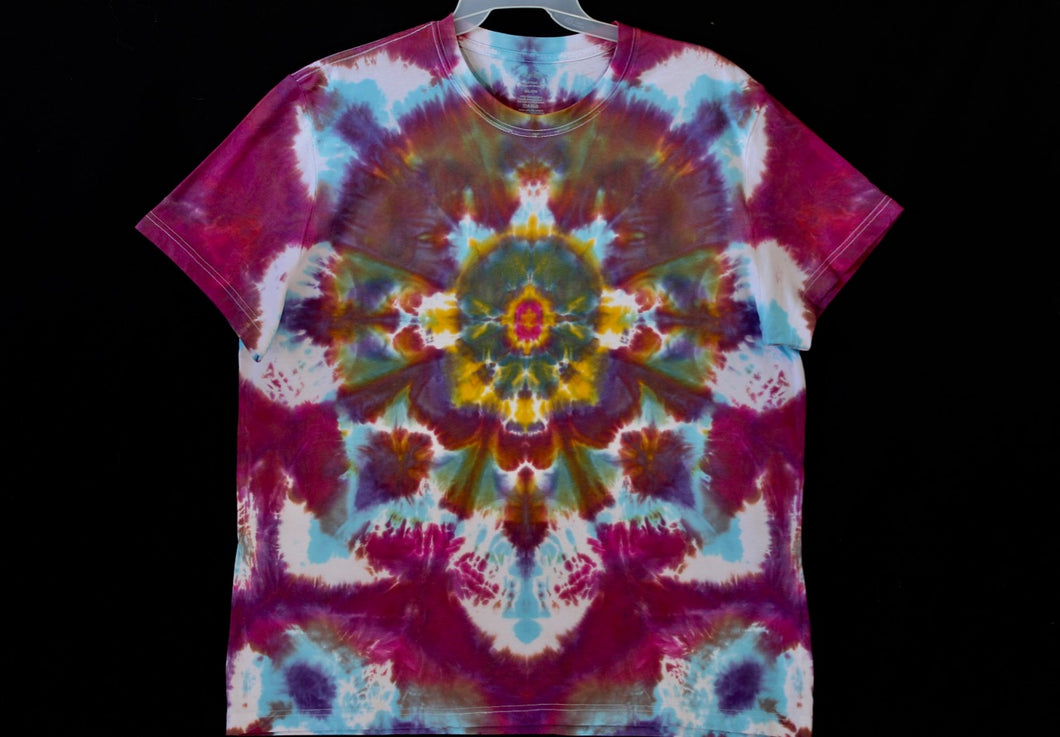 Reg. Cotton T shirt XXL #2997 Mandala design $85