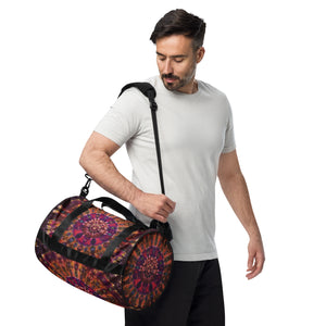 'Autumn Blush' All-over print gym bag