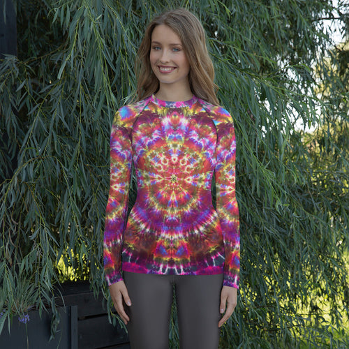 Transcendant Orchidaceae' Women's Rash Guard