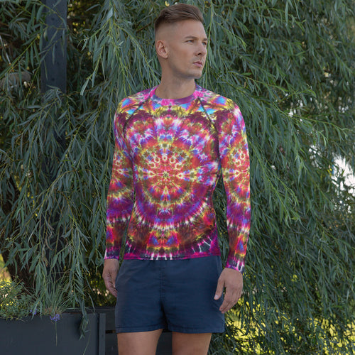 Transcendant Orchidaceae' Men's Rash Guard