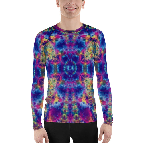 Ruby Timewarp' Men's Rash Guard