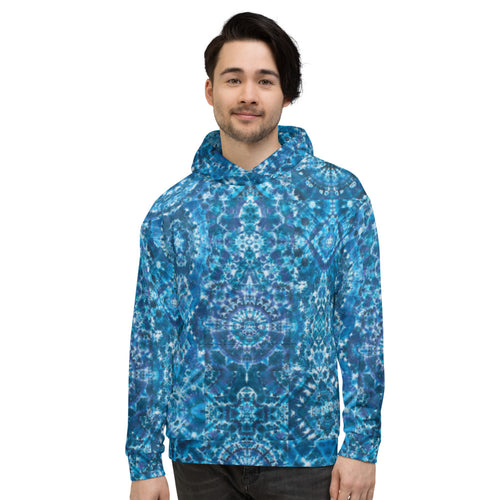 Azure Matrix' Unisex Hoodie